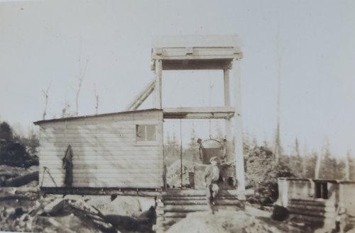 Excavation of shaft - early 1930s